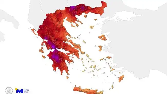Yunanistan 1960'tan beri yapılan ölçümlere göre "en sıcak yazı" yaşadı