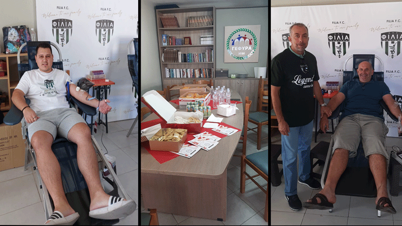 KÖPRÜ Derneği ve FİLİA Futbol Kulübü birlikte kan bağışı kampanyası düzenledi