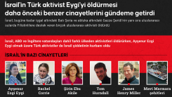 İsrail'in Türk aktivist Eygi'yi öldürmesi daha önceki benzer cinayetlerini gündeme getirdi