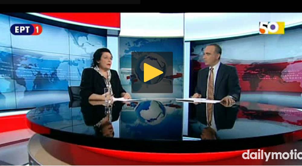 ERT stüdyosuna canlı yayında baskın yapıldı (VİDEO)