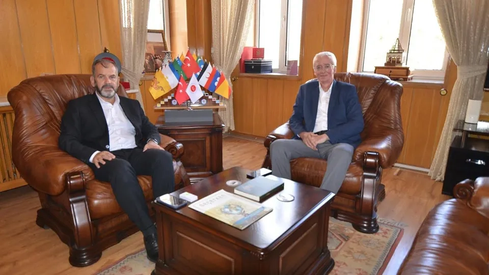 İskeçe Müftüsü Mustafa Trampa Konya Müftülüğü’nü ziyaret etti