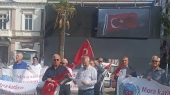 Mora Yarımadasında Türklere uygulanan soykırım İzmir’de protesto edildi