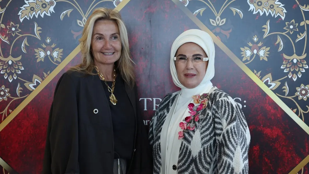 Emine Erdoğan, New York'ta geleneksel köklü Türk çeyiz geleneğini dünyaya tanıttı