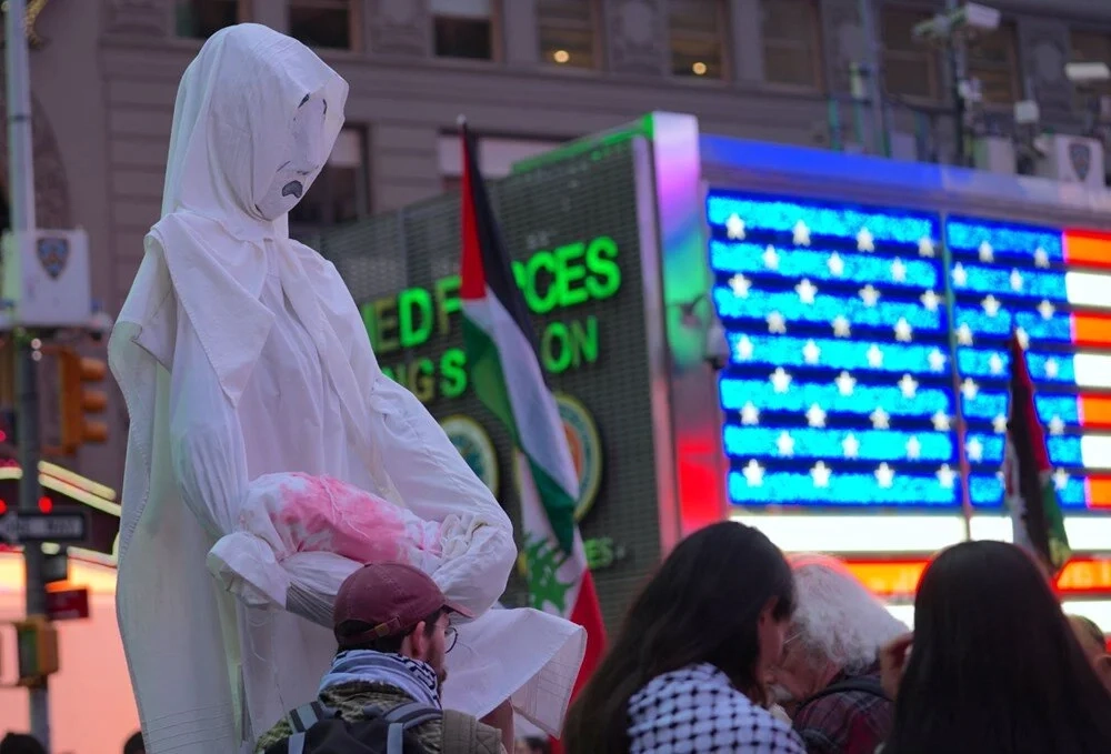 New York'ta Netanyahu karşıtı protestolar sokaklara damga vurdu
