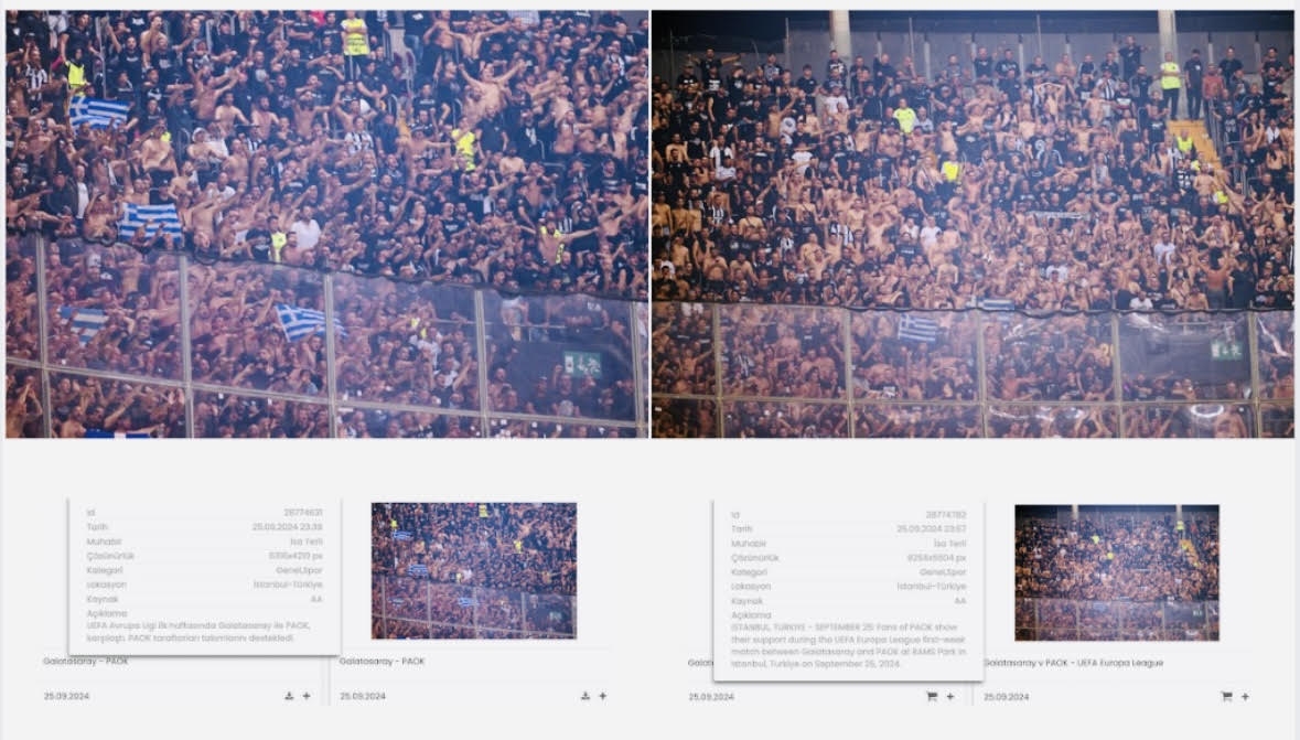 PAOK taraftarının Yunan bayrağıyla stada girişi engellendi mi?