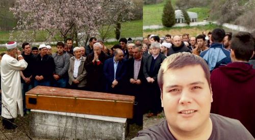 Genç kardeşimiz Cengiz Ahmet yüzlerce kişi tarafından uğurlandı