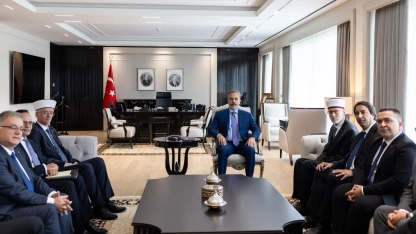 Hakan Fidan Batı Trakya Türk Azınlığı Danışma Kurulu üyelerini kabul etti