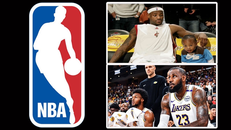 NBA'de bir ilk! LeBron James ve oğlu tarihe geçti