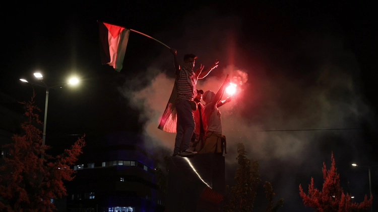 Atina'da "Filistin'e özgürlük" yürüyüşü
