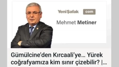 Batı Trakya’da Türk Azınlığın sorunları: Mehmet Metiner’den mütekabiliyet çağrısı
