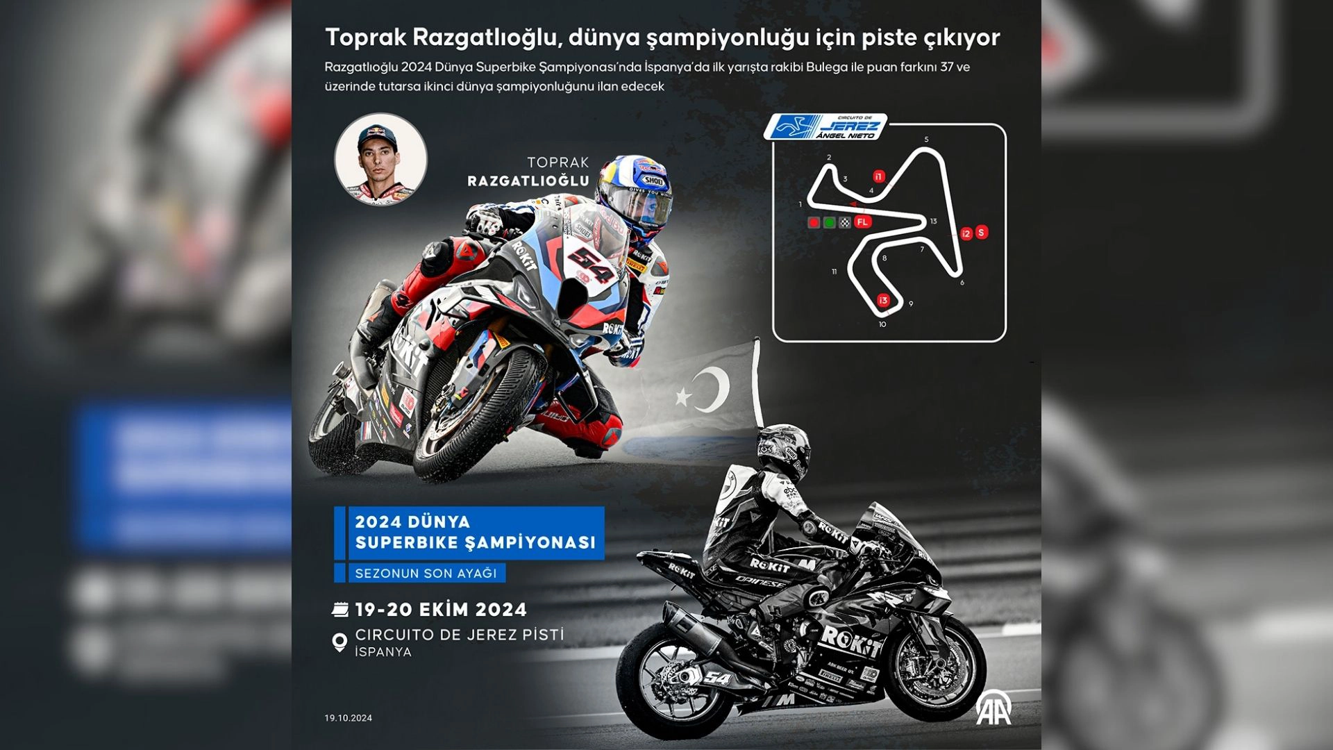 Toprak Razgatlıoğlu, İspanya'daki yarışa dünya şampiyonluğu için çıkacak