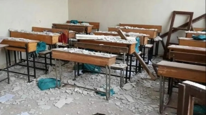 Okulda tavan sıvası çöktü, yetkililerin duyarsızlığı endişeleri artırdı?