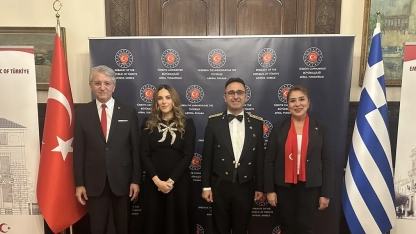 Cumhuriyetin 101. yıl dönümü Atina'da kutlandı