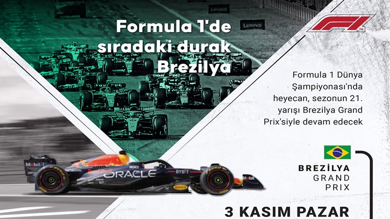 Formula 1'de sıradaki durak Brezilya