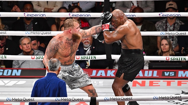 Jake Paul, ağır sıklet boks müsabakasında Mike Tyson'ı mağlup etti