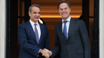 Başbakan Miçotakis ve NATO Genel Sekreteri Rutte, Atina'da bir araya geldi