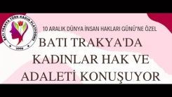 Batı Trakya Türk Kadın Platformu'ndan 10 Aralık Dünya İnsan Hakları Günü etkinliği