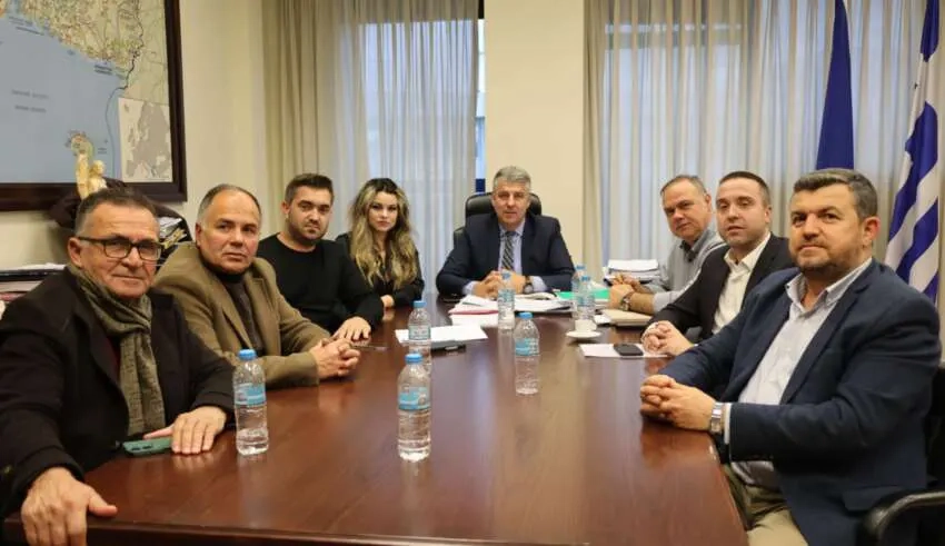 Kozlukebir Belediye Başkanı ve ekibi Topsidis ile görüştü