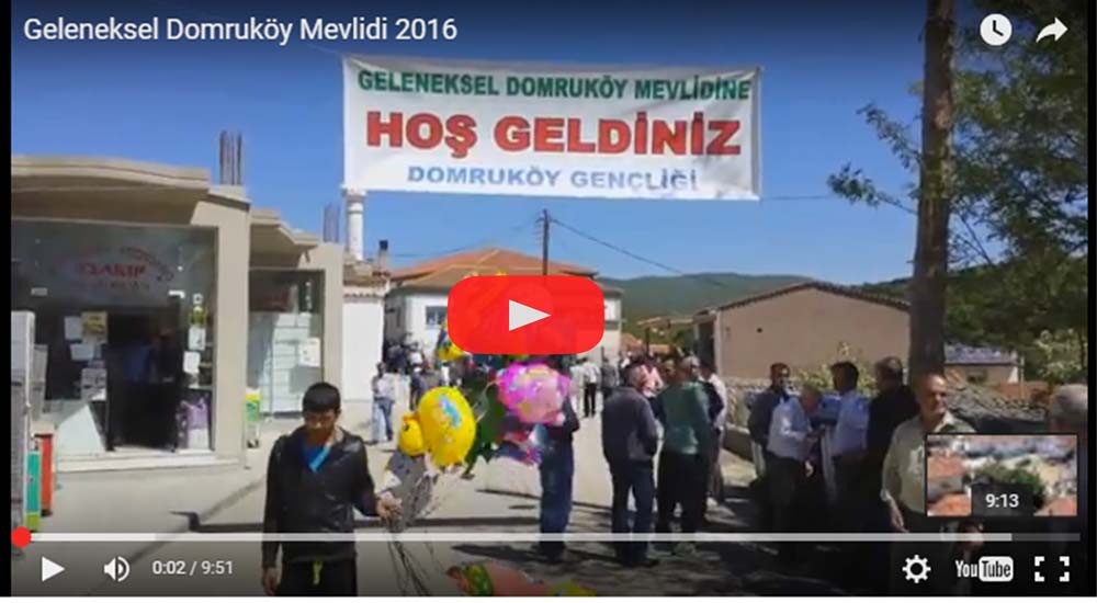 Geleneksel Domruköy Mevlidi Gerçekleşti (VİDEO)