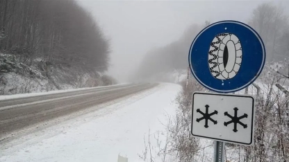 Batı Trakya'da olumsuz hava koşulları trafiği aksattı