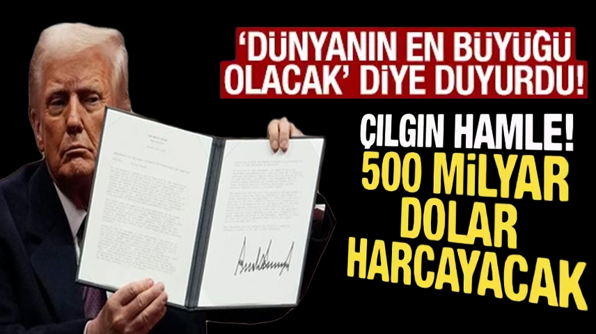 ABD'den tarihi yatırım: 500 milyar dolarlık yapay zeka projesi!