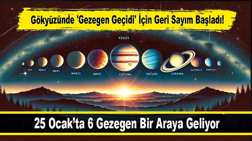 Gökyüzünde tarihi şölen: Altı gezegen aynı anda hizalanacak!