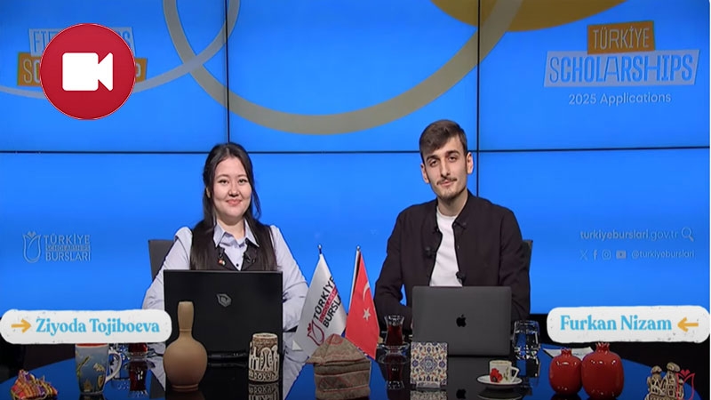 “Türkiye Bursları” programı için çevrim içi bilgilendirme toplantısı düzenlendi