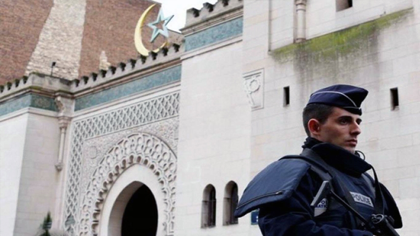 Fransa'da cami kapısına domuz kafası çizildi