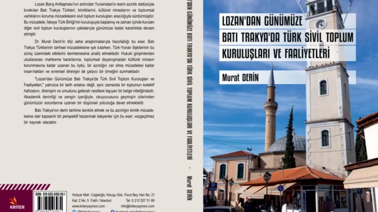 "Batı Trakya’da Türk Sivil Toplum Kuruluşları ve Faaliyetleri” kitabı yayımlandı