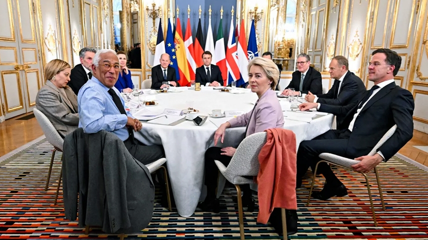 Avrupa liderlerinin acil Paris toplantısında sinirler gerildi