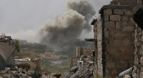 Rusya, Suriye'deki Sivil Bölgeleri Bombalıyor
