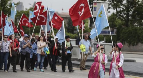 Sürgün Edilen Kırım Tatar Türkleri 'Matem Mitingi' ile Anıldı