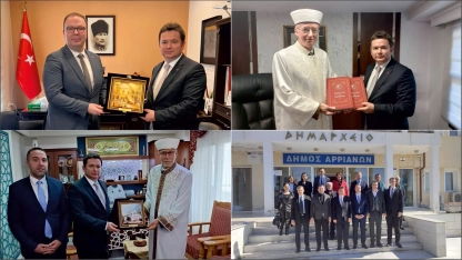 Osmangazi Belediye Başkanı Erkan Aydın Batı Trakya’da temaslarda bulundu