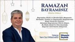 İskeçe Milletvekili Hüseyin ZEYBEK Batı Trakya Türklerinin Ramazan bayramını en içten dilekleriyle tebrik eder