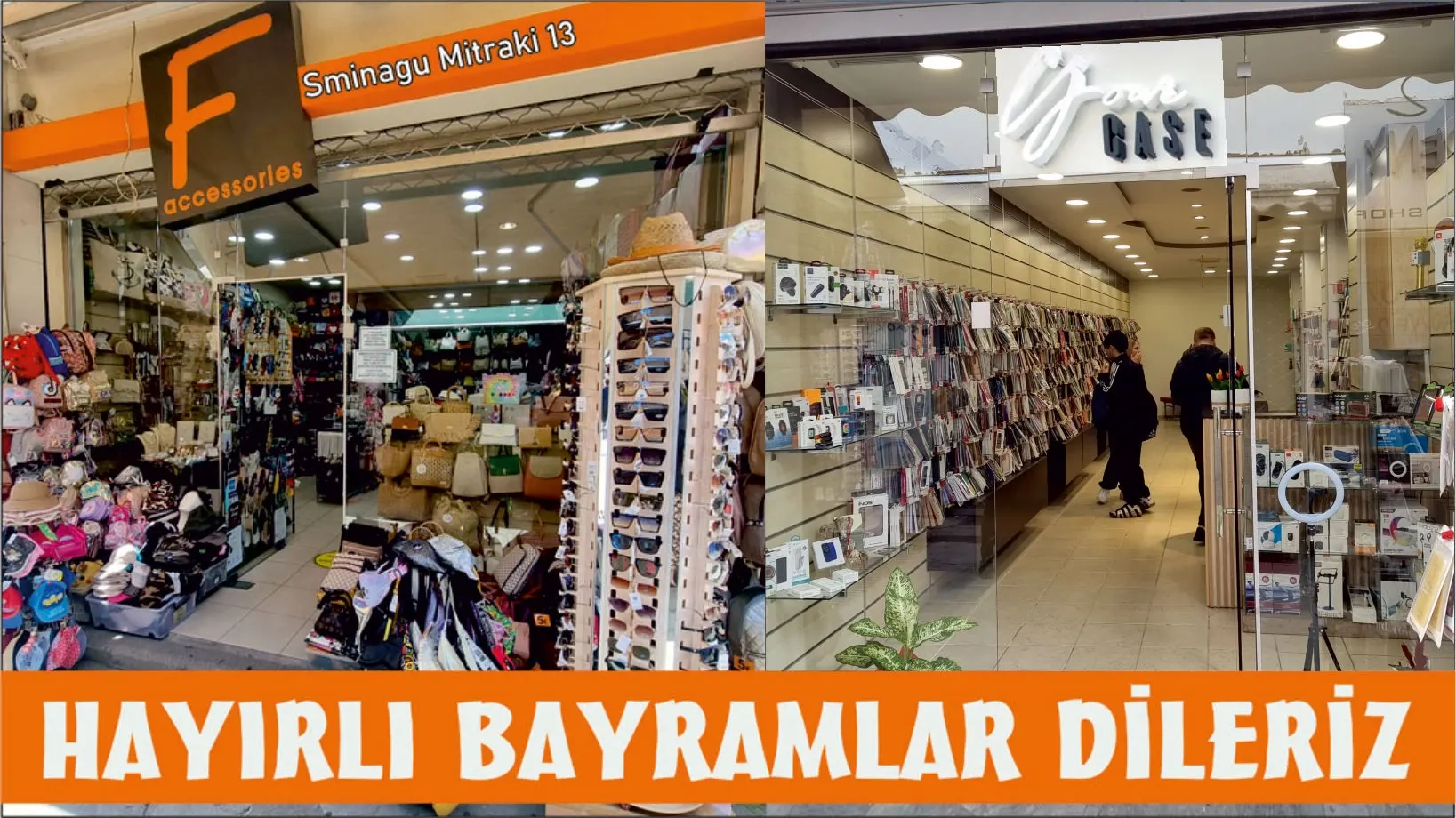 F accessories ve Your CASE mağazaları sevdiklerinizle birlikte mutlu bir bayram geçirmenizi dilerler