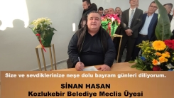 Basırlıköy Azası Sinan Hasan: "Neşe dolu bayram günleri diliyorum"