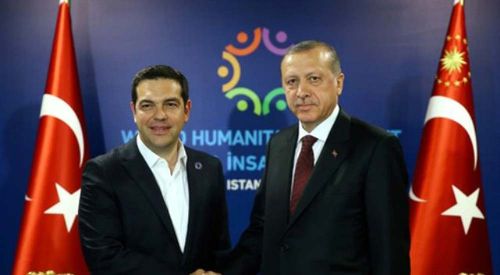 Başbakan Tsipras Cumhurbaşkanı Erdoğan’la görüştü