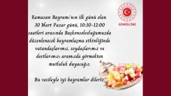 Türkiye’nin Gümülcine Başkonsolosluğunda bayramlaşma töreni bayramın birinci günü