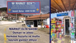 Hemetli köyündeki MARKET ELTA ailesinden bayram tebriği