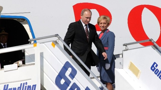 Putin Yunanistan'da