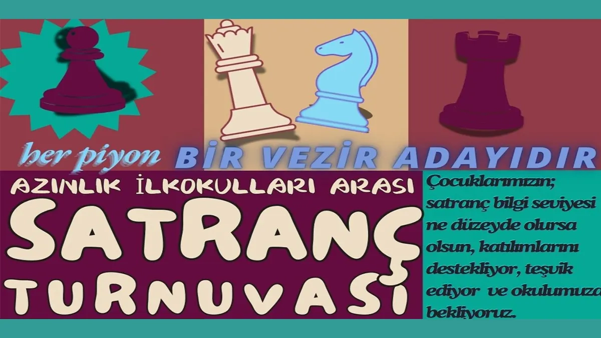 Azınlık ilkokulları arası satranç turnuvası başlıyor