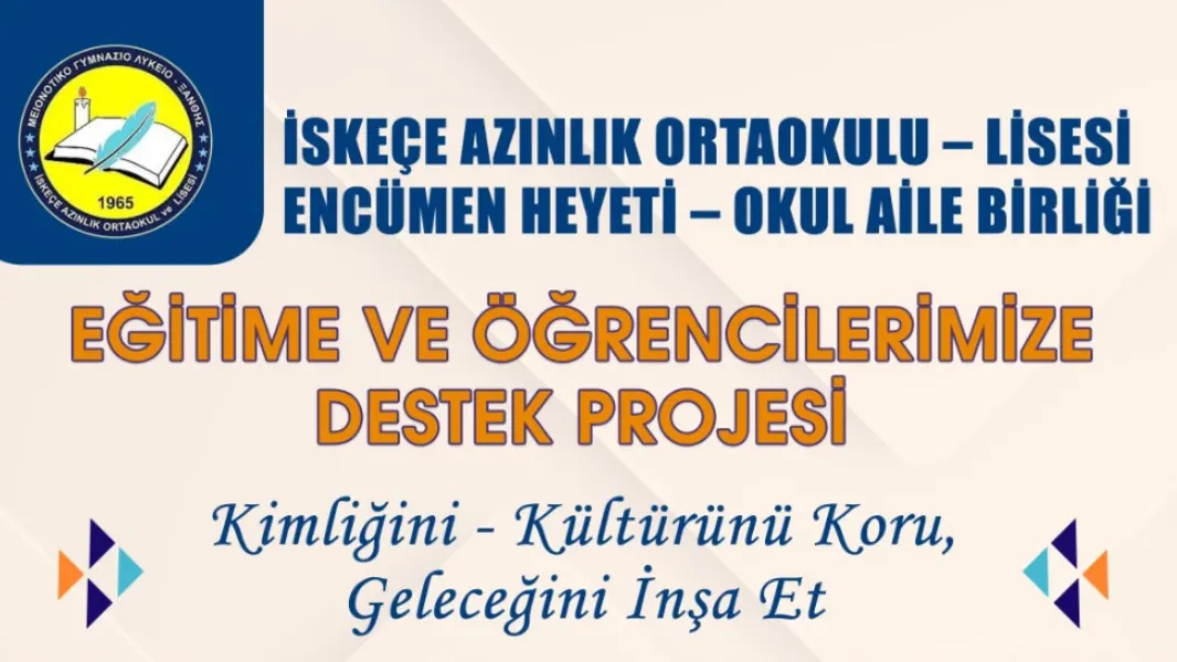İskeçe (Türk) Azınlık Ortaokulu – Lisesi’nden öğrencilerine büyük destek