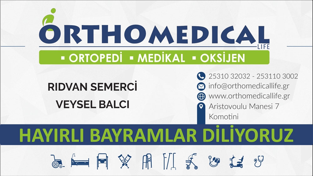 ORTHOMEDİCAL sahiplerinden bayram tebriği