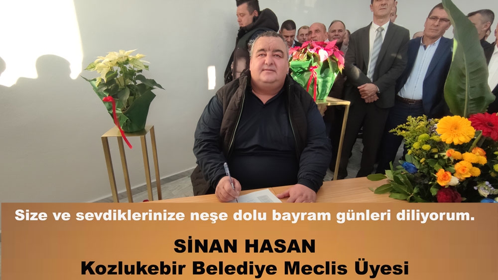 Basırlıköy Azası Sinan Hasan'dan bayram  kutlama mesajı