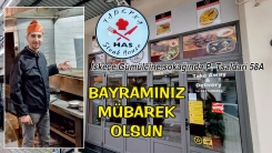 Izgara çeşitlerinin İskeçe'deki iddialı adresi HAS Steak House tüm soydaşlarımızın bereketli ve afiyet dolu bir bayram geçirmesini temenni eder