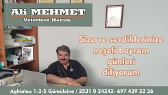 Veteriner Hekim Ali MEHMET mutlu bayramlar diler