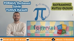 FORMUL Dershanesi sahibi Yunus Hasan bayramınızı kutlar, tüm öğrenci kardeşlerimize hayırlı tatiller diler
