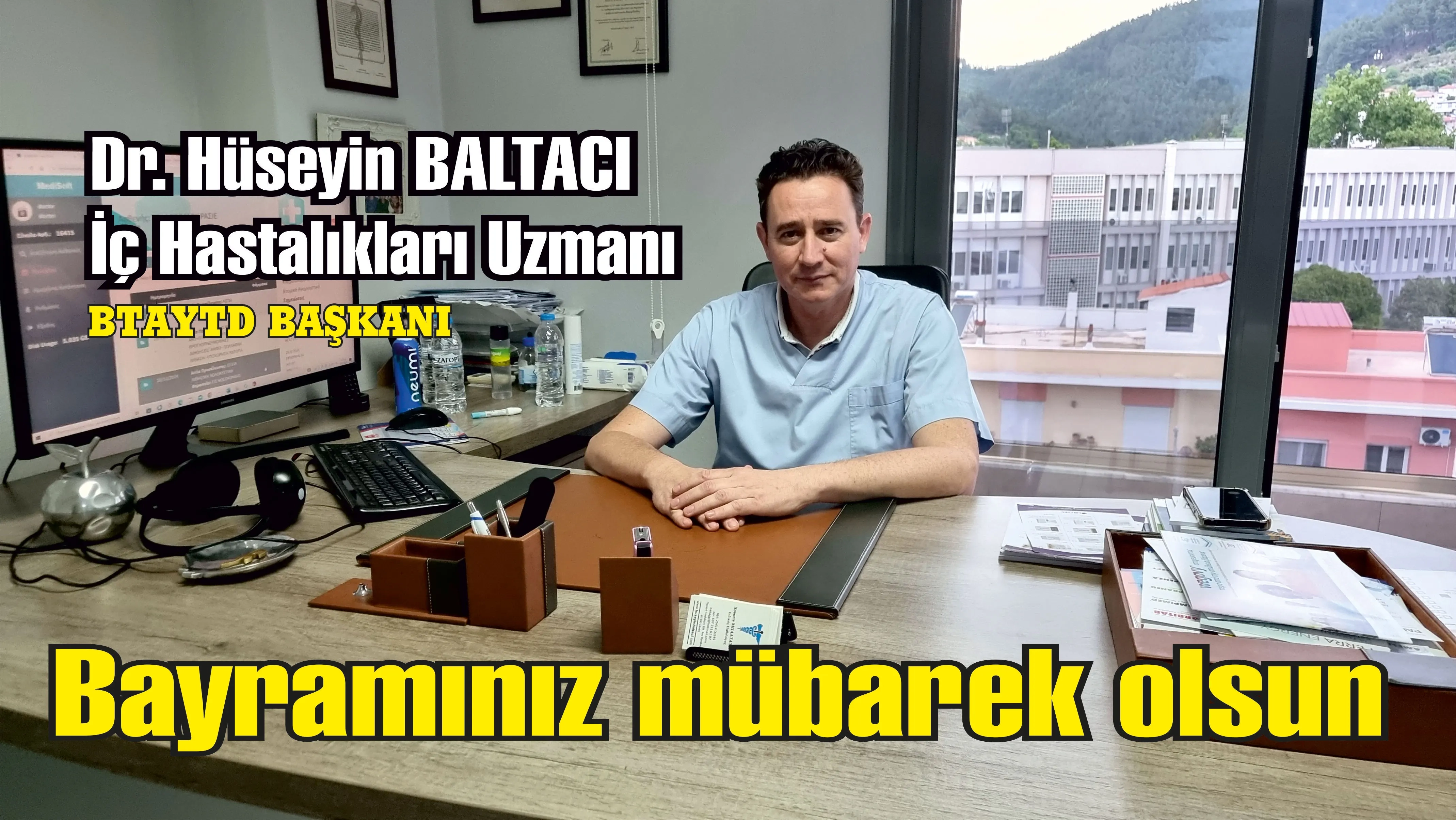 BTAYTD Başkanı Dr. Hüseyin Baltacı Batı Trakya Türklerinin bayramını kutlar, hayırlı bayramlar diler