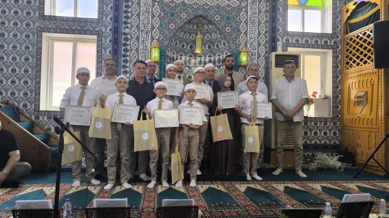 İskeçe'de yılın son hatim töreni Karaköy'de gerçekleşti