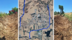 Hacımustafaköy’de dere yataklarında temizlik çalışmaları başladı